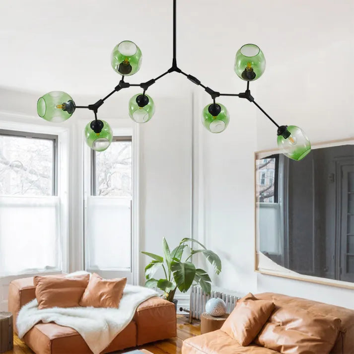 BubbleLight – Sputnik Pendant Lamp with Glass Bubbles