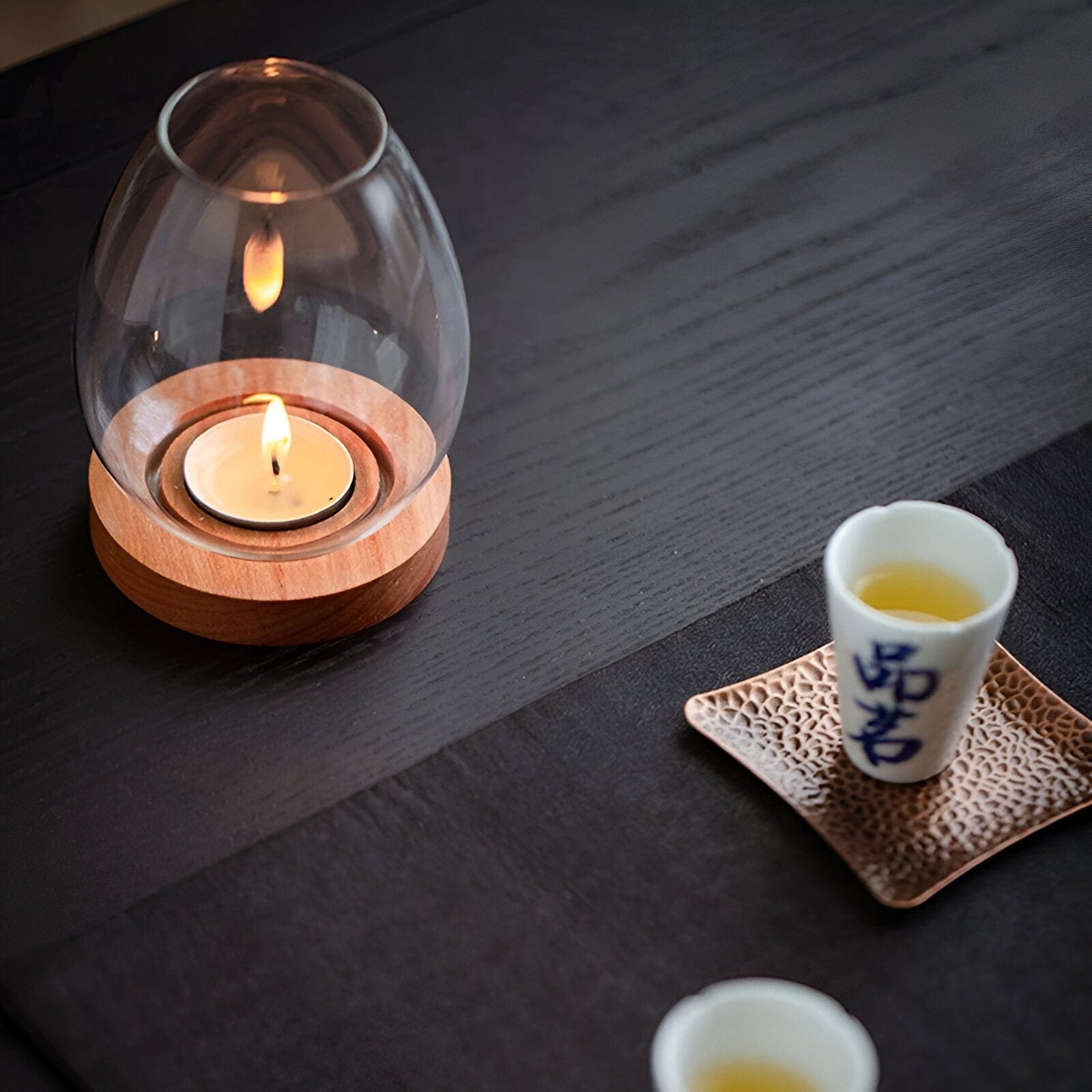 Wooden Windproof Candle Cover