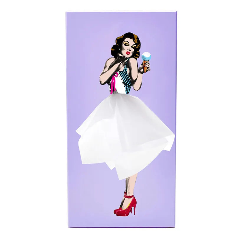 Pin Up Girl Tissue Box