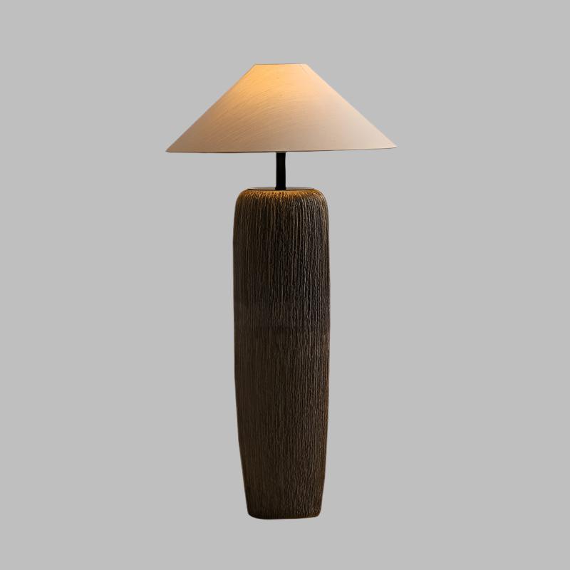 LumiereVintage - Gulvlampe laget av gammelt tre