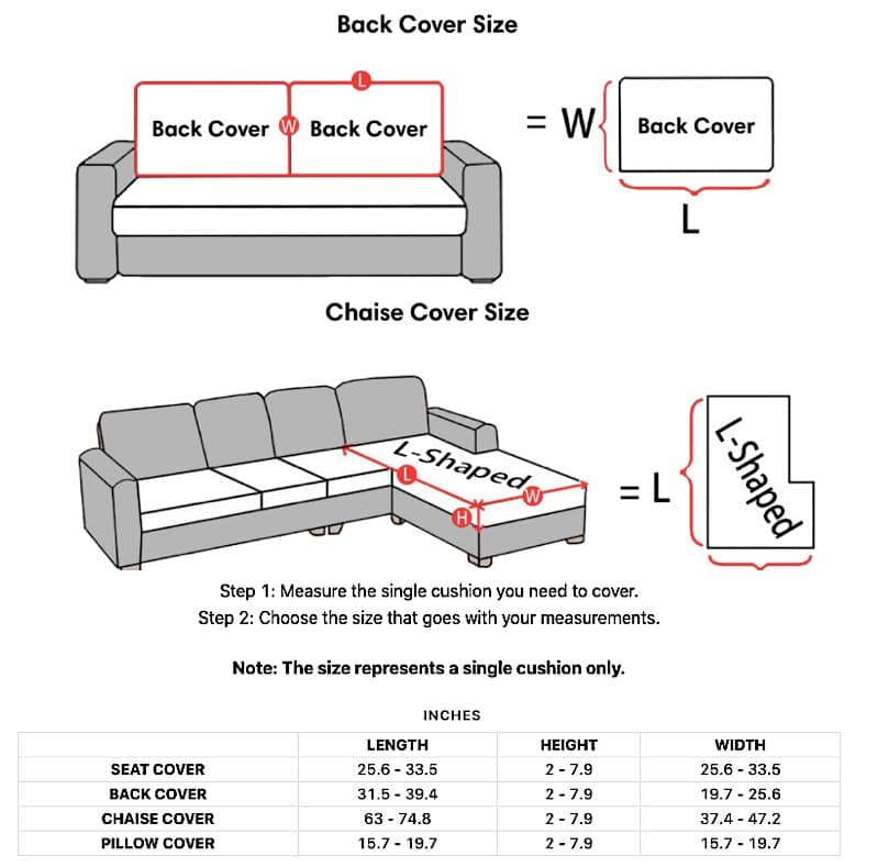 Give your sofa a new look and optimum protection.