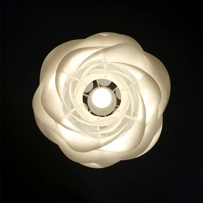 RosaryGlow - Kunstnerisk glasloftslampe