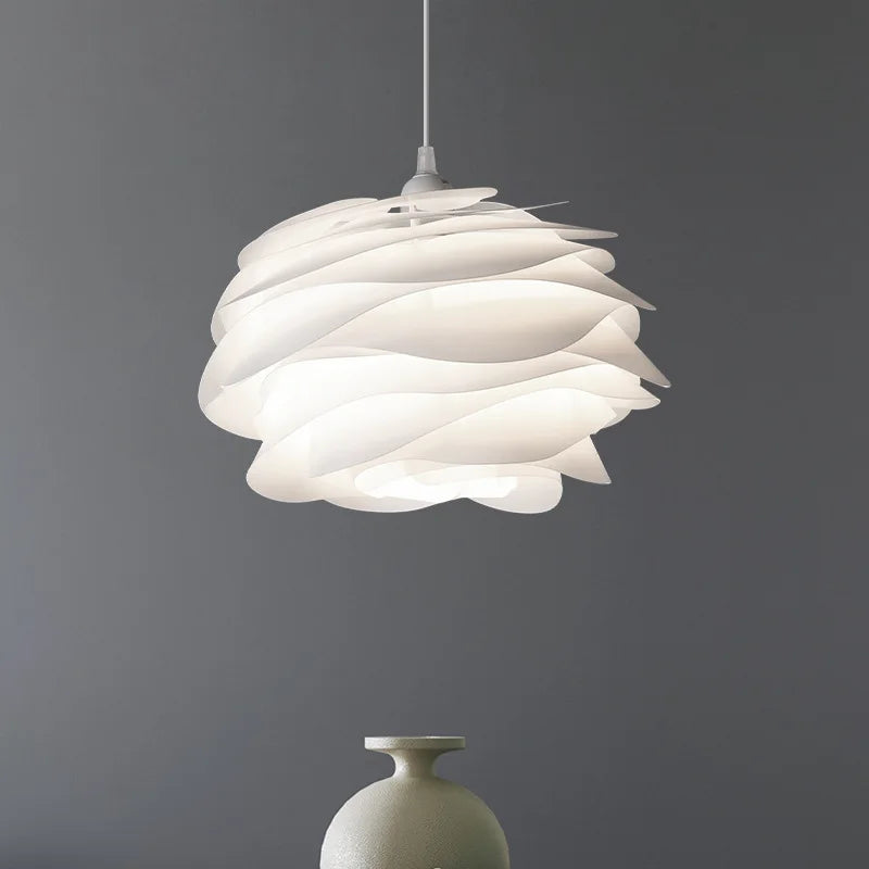 RosaryGlow - Lampada da soffitto in vetro artistico