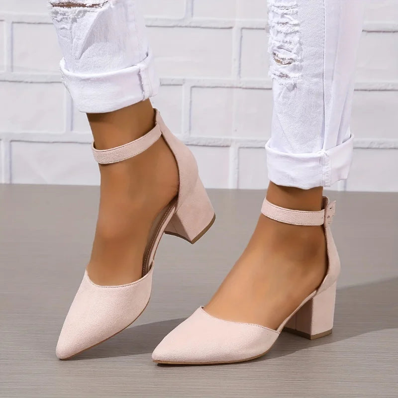 Bella - Beige pumps sko til kvinder