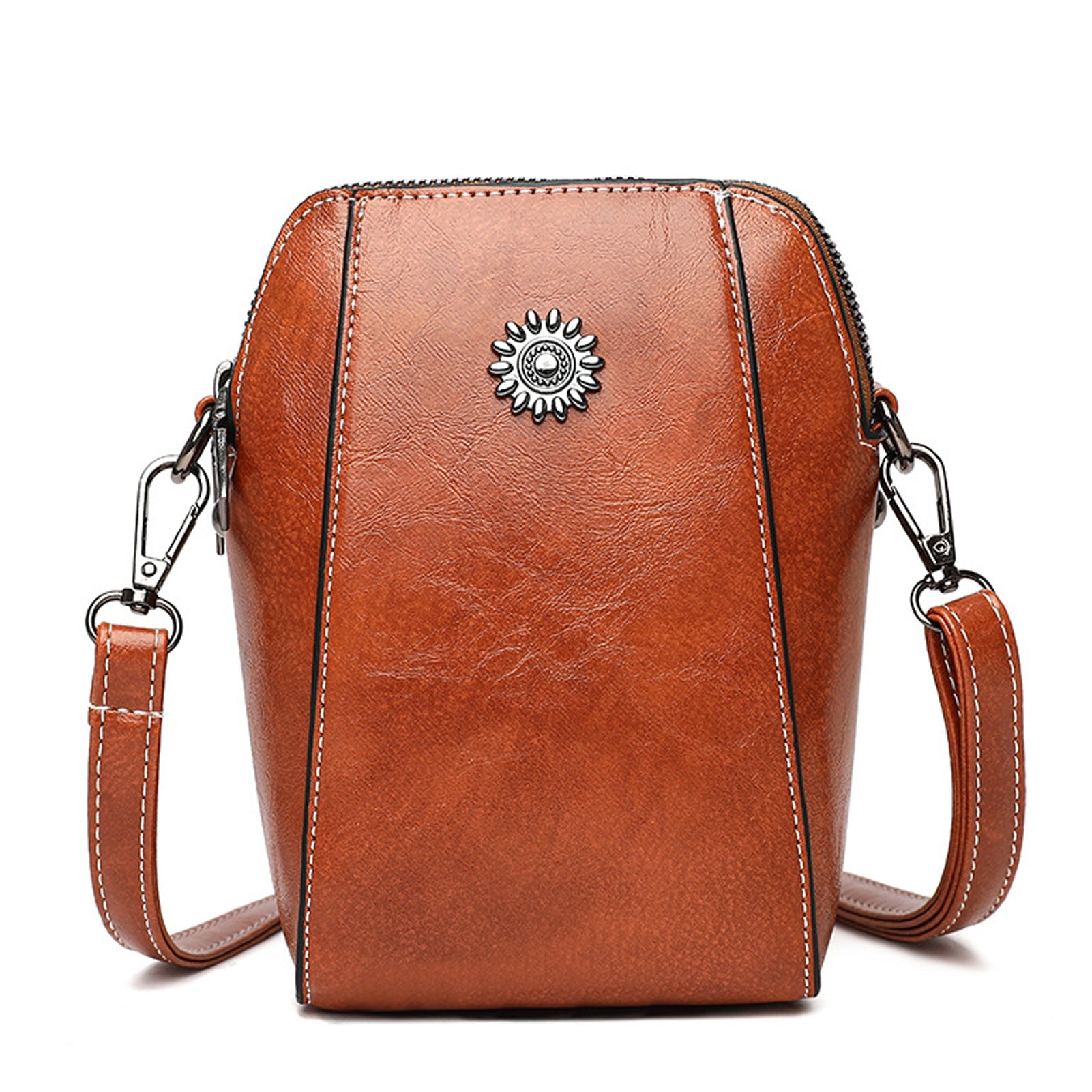 Retro Crossbody Leather Bag™ | Stilig skulderveske