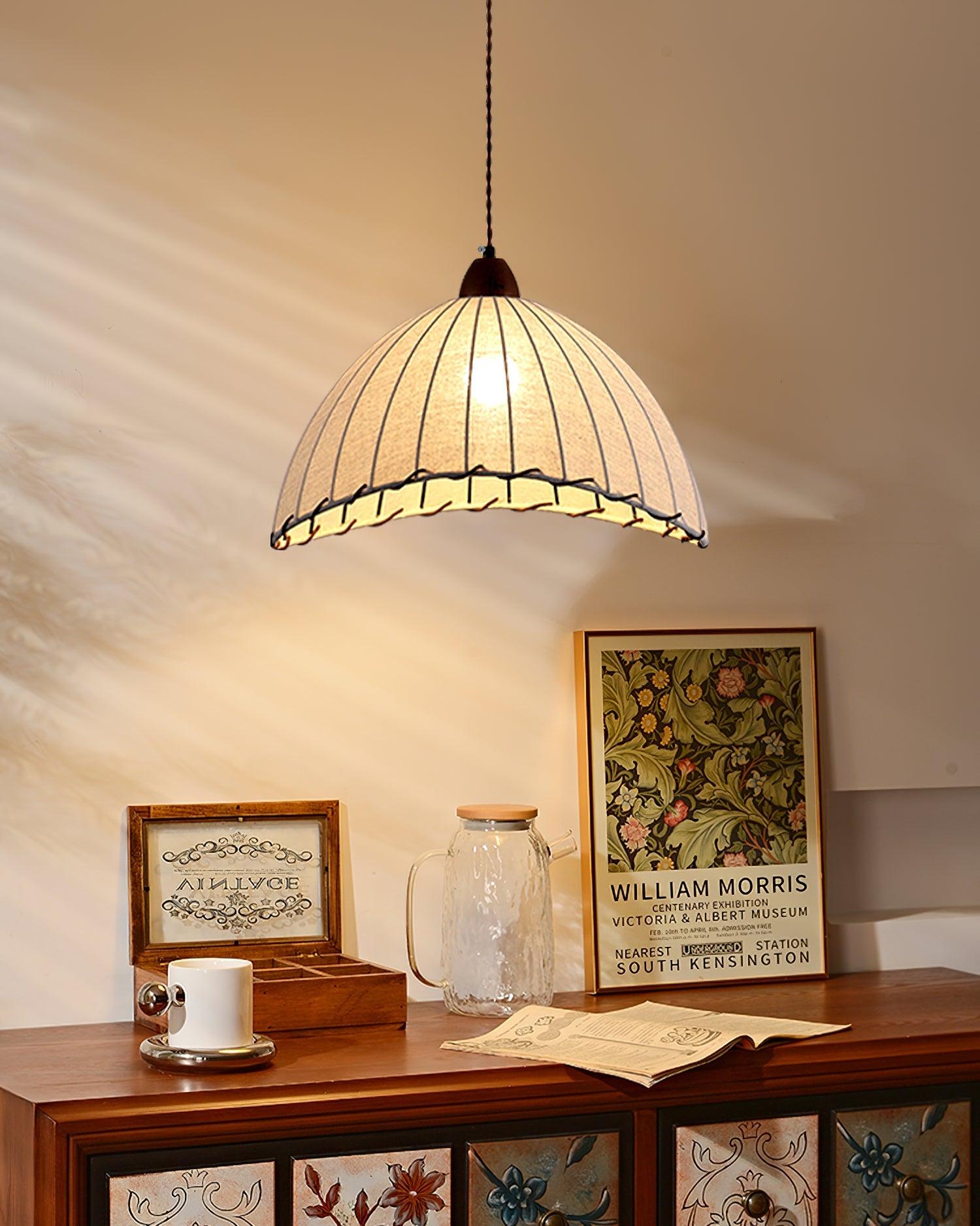 WoodLumiere – Elegant Wooden Pendant Lamp