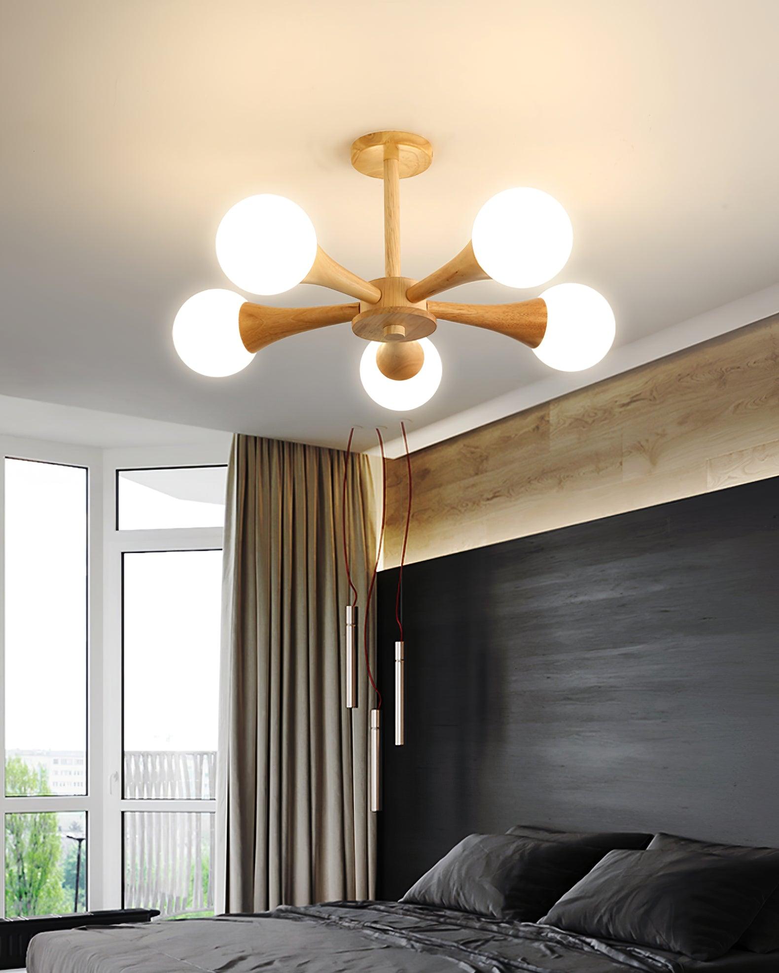 Luna - Elegant Wooden Pendant Lamp