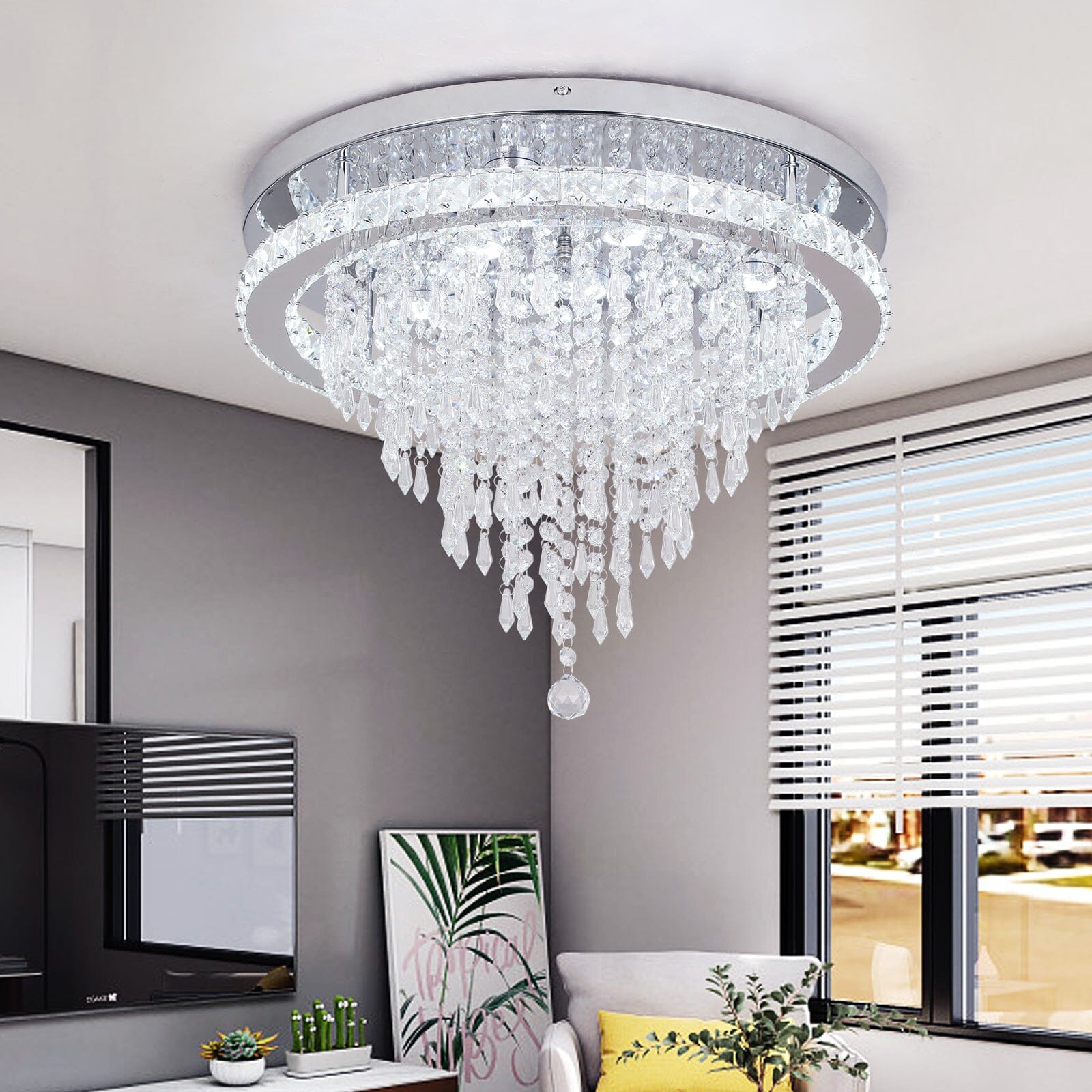 Ava Crystal LED Chandelier