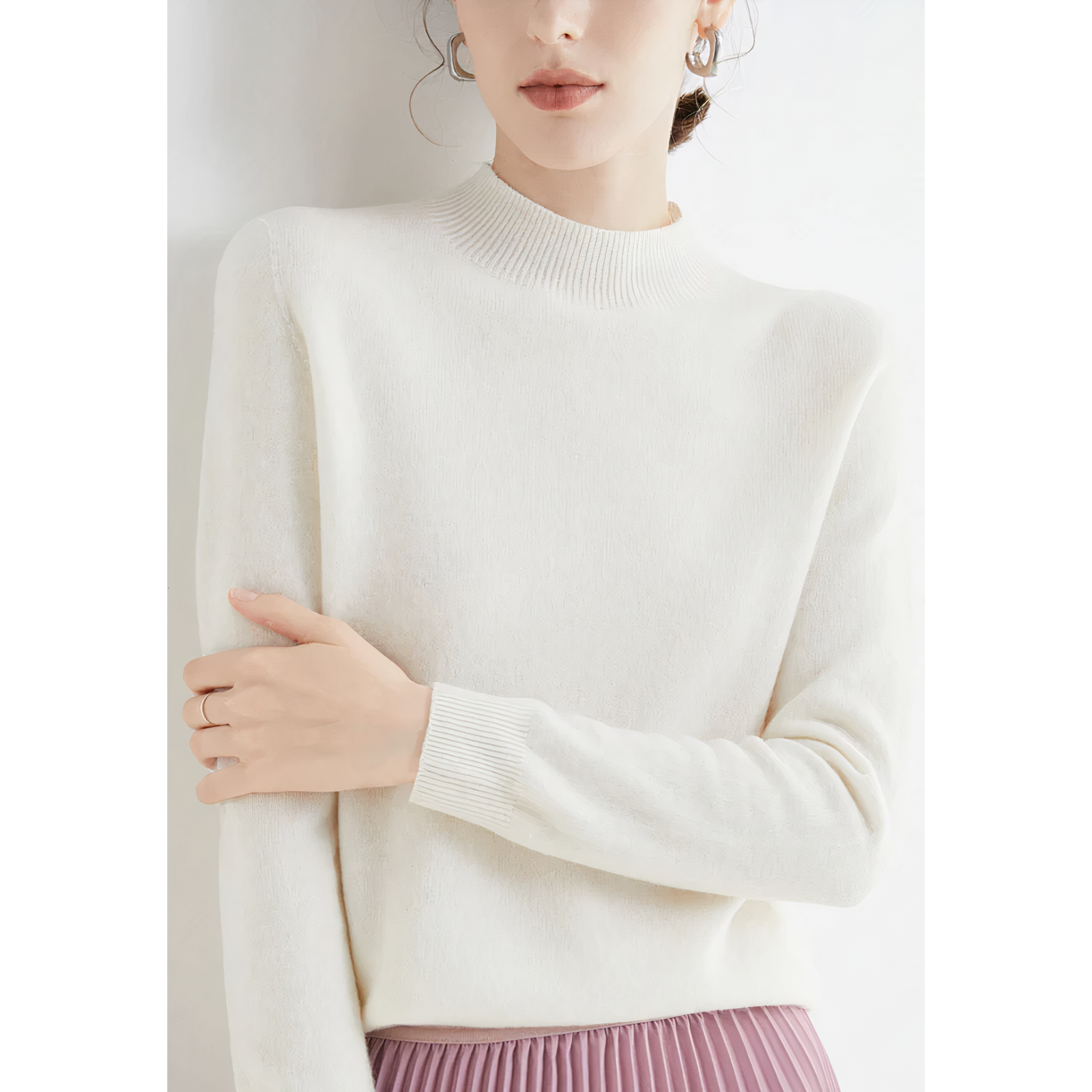 Orestina - Maglione in maglia di cashmere