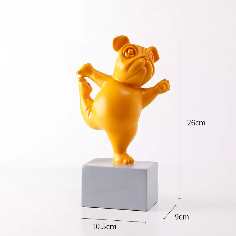 Yoga Dog Statuette