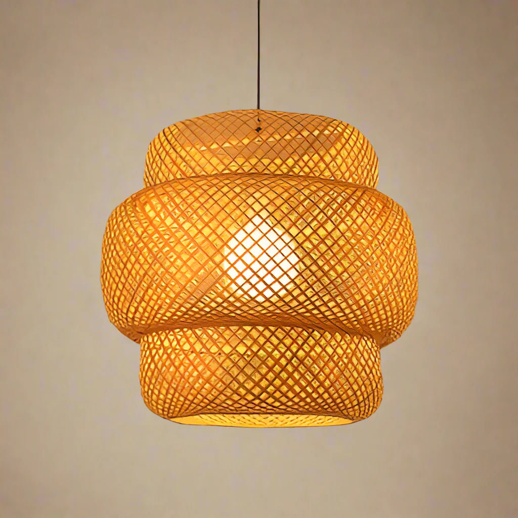 BohoBloom - Handmade Rattan Chandelier