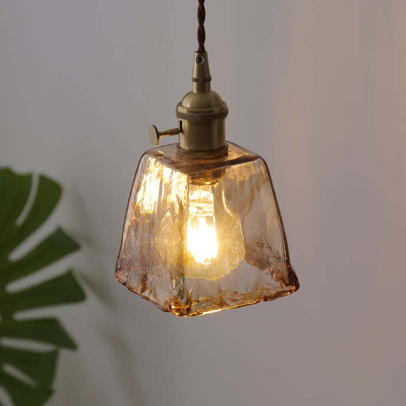 Vintagea - LED Retro Pendant Lamp in Gold Metal