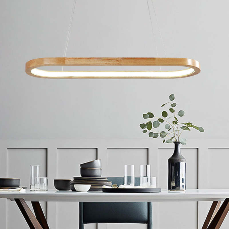 OzawaStyle - Lampe à suspension moderne en métal et bois