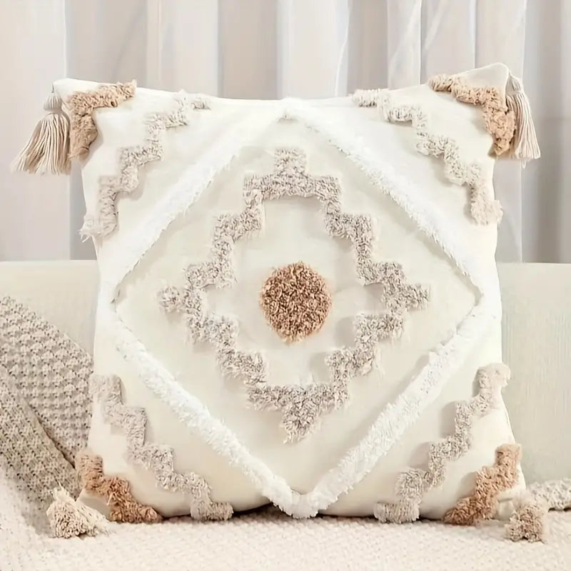 Almofada Tufted Bohemian Bliss