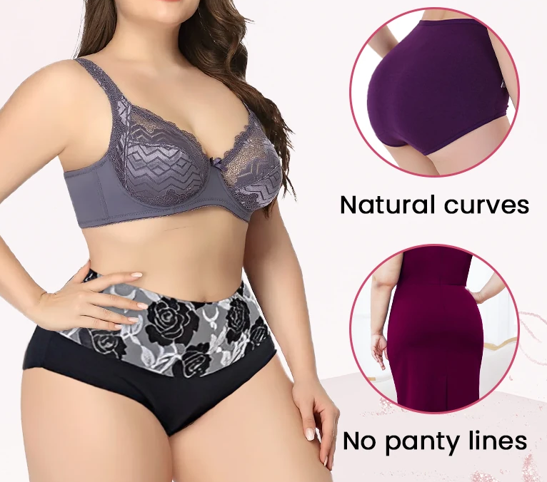 Culotte anti-fuite taille haute avec contrôle du ventre