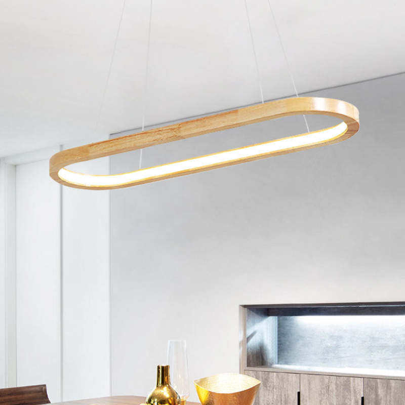 OzawaStyle - Modern hanging lamp made of metal and wood