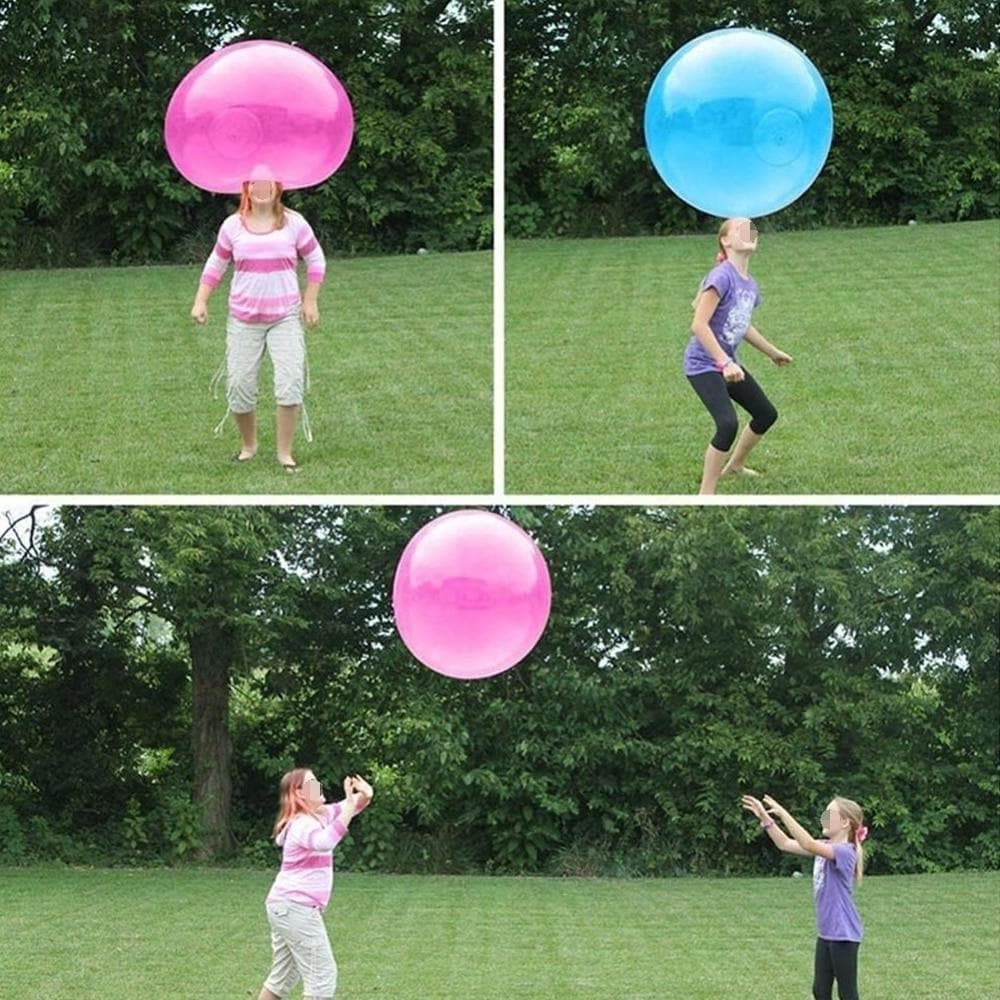 Incroyable boule à bulles géante