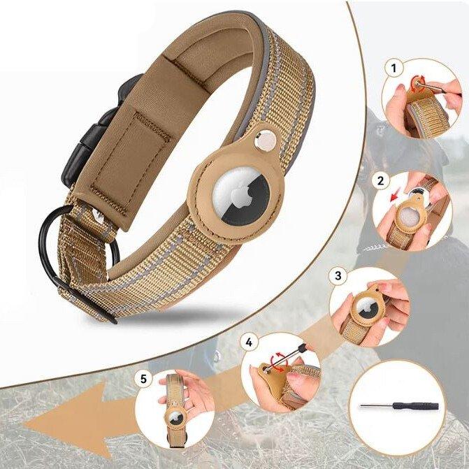 Anti-Loss Apple AirTag Tracker Collar | Safe and Convenient