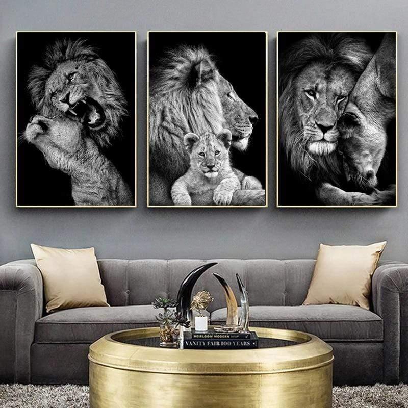 Armor Lion Canvas