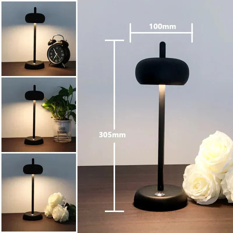 Moderní umění bezdrátová kulatá LED stolní lampa