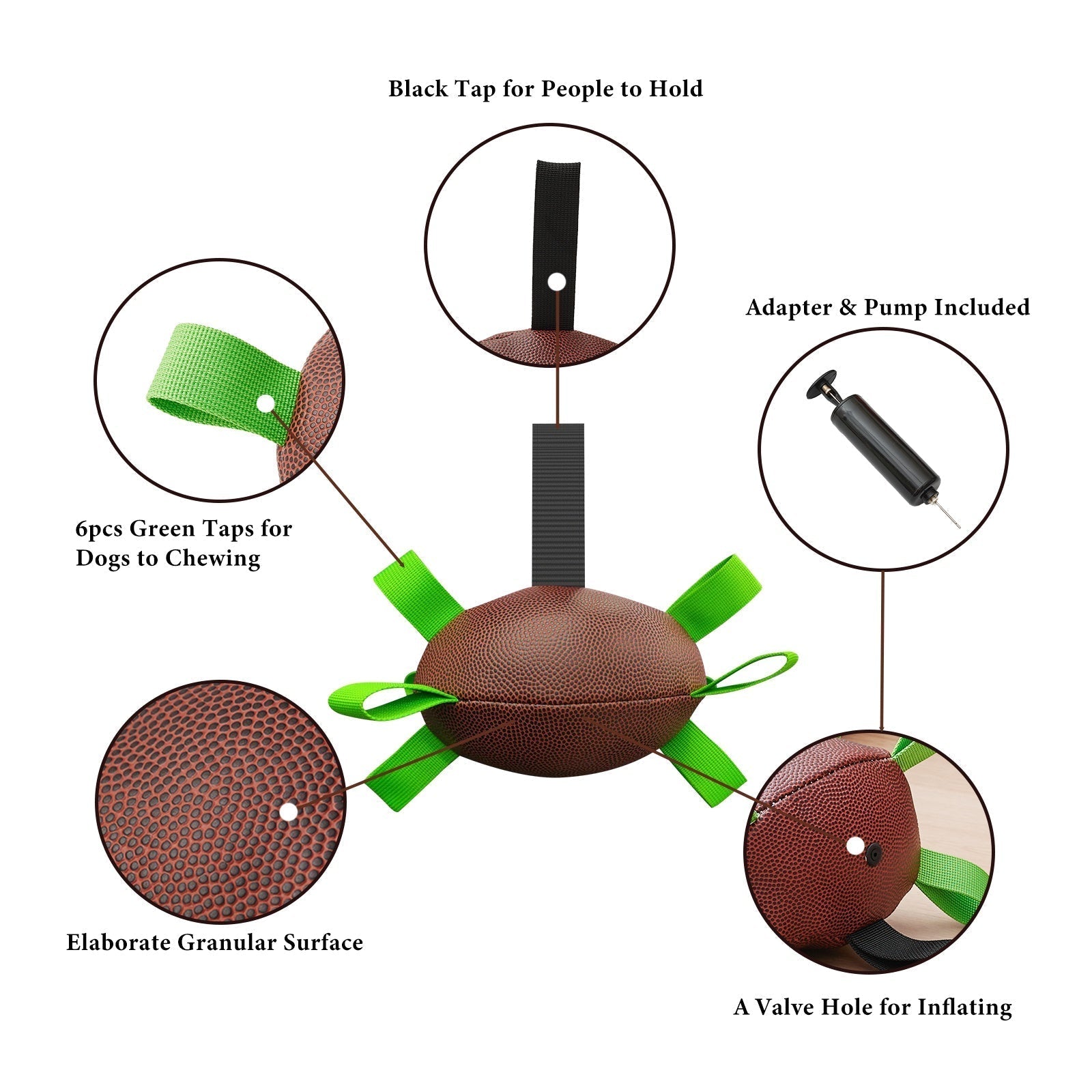 Rugby Chew Ball: Holdbar fotballleke for hunder