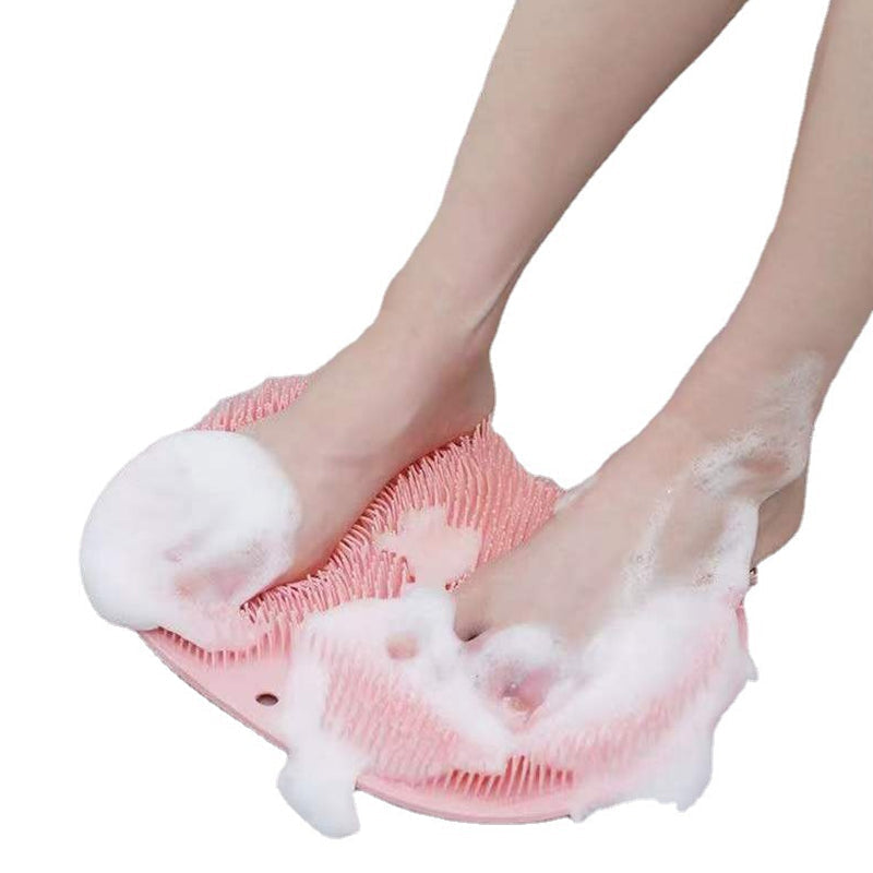 Scrubber per doccia piedi e schiena - Cuscinetto massaggiante in silicone antiscivolo per una pulizia profonda e relax