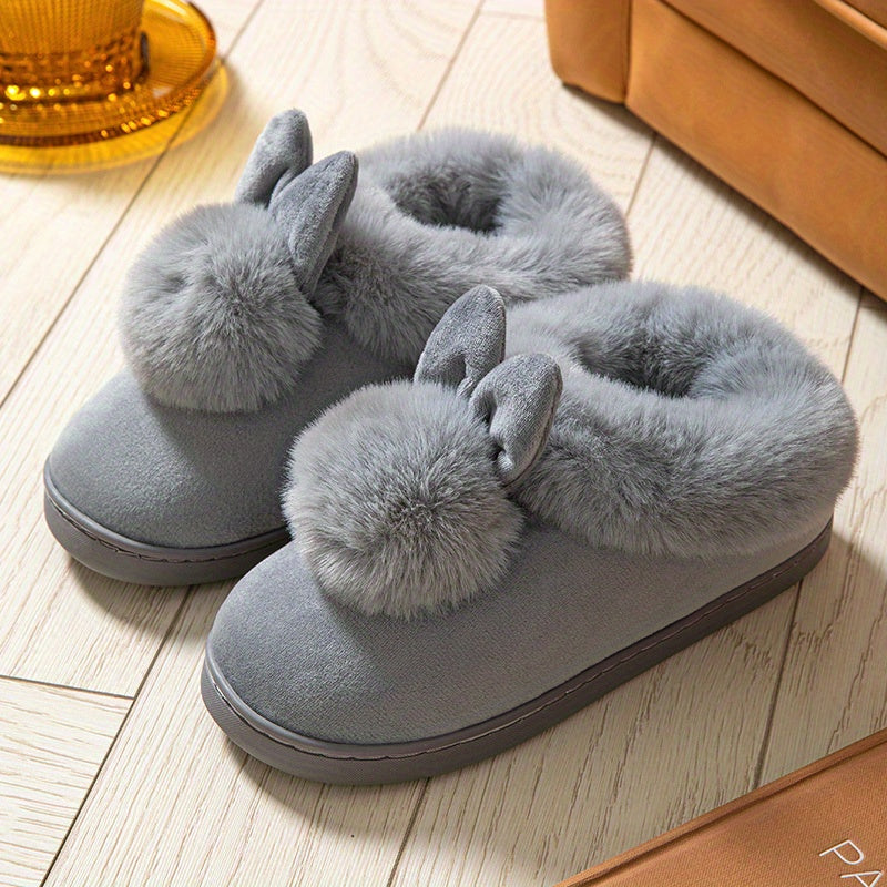 Fluffy Bunny Slippers