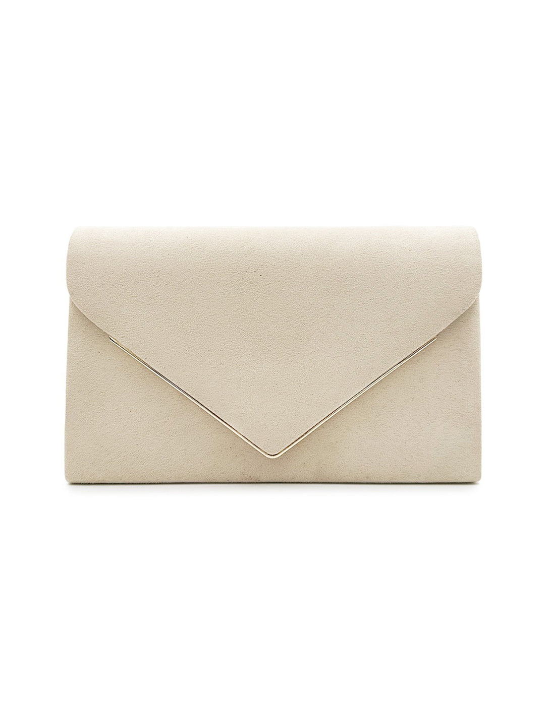 Segreto Suede-style Velvet Envelope Clutch Bag