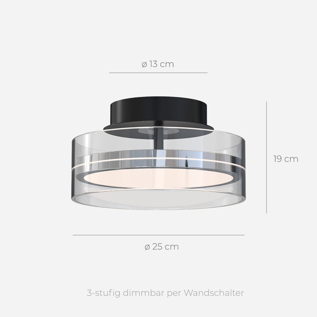 Brighta - Moderne en lichtgevende LED-plafondlamp