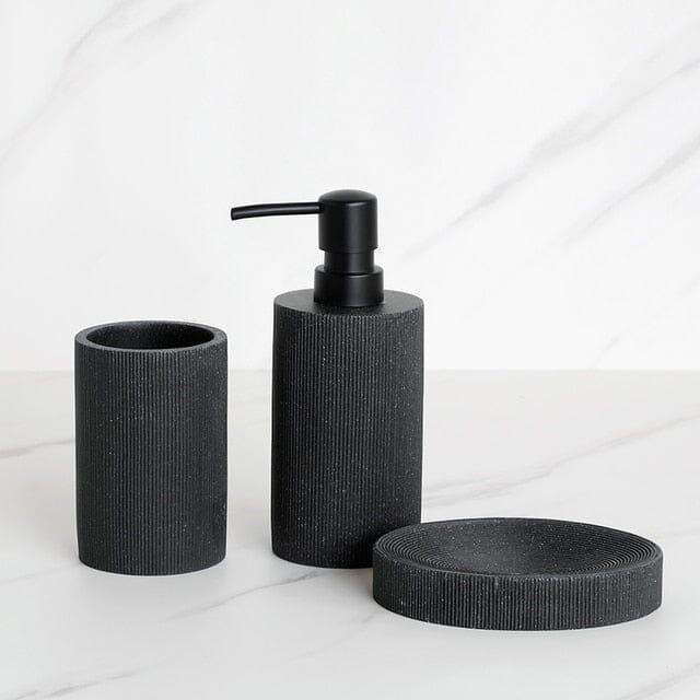 Accessori da bagno neri