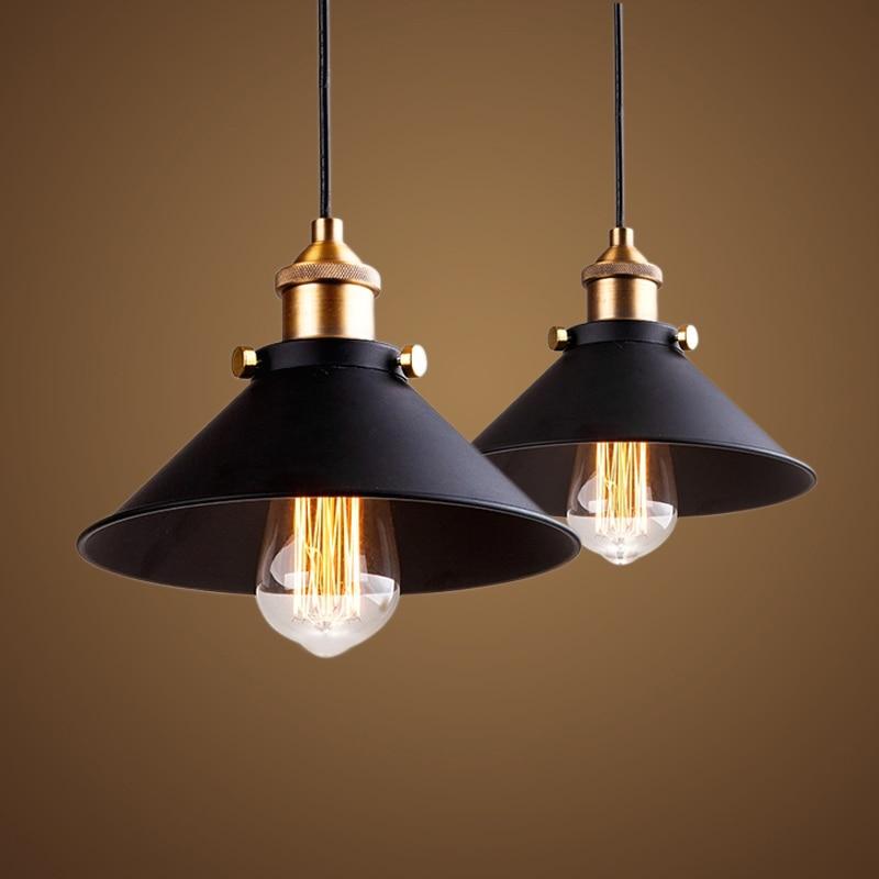 Black Vintage Industrial Pendant Lights