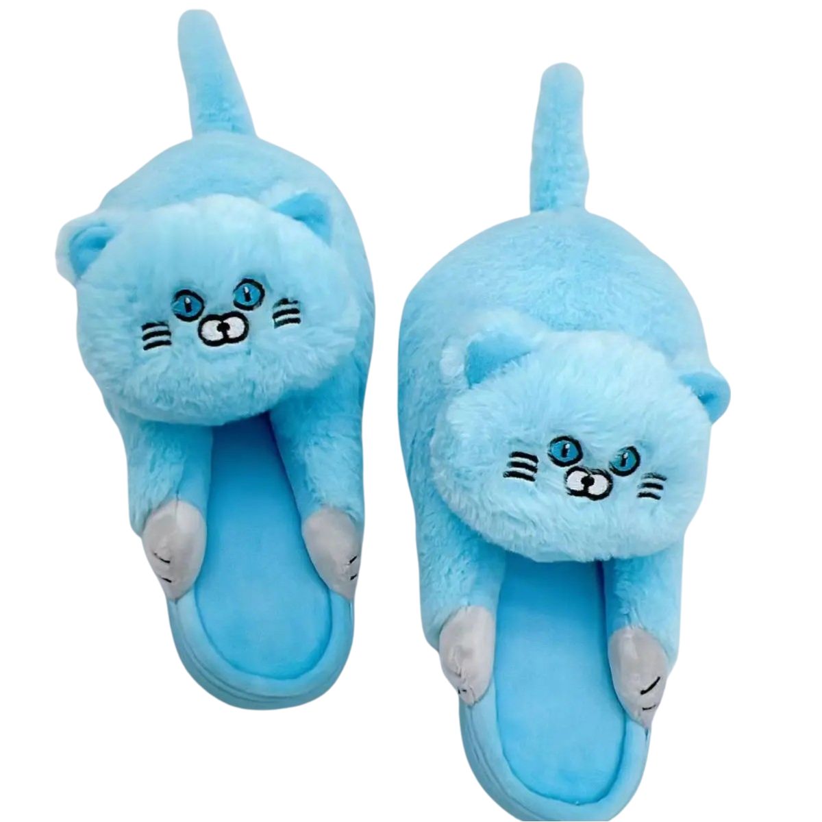 Hugging Cat Slippers - Women's