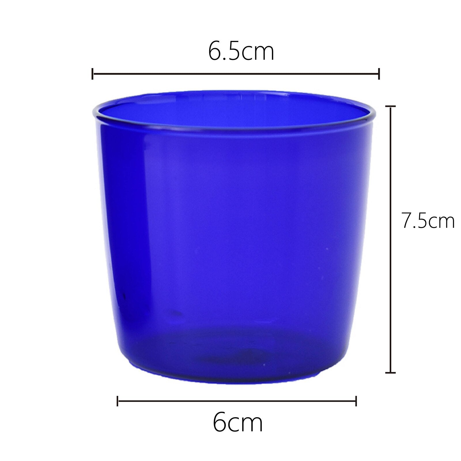 Borosilicate Glass Coloured Cup Set