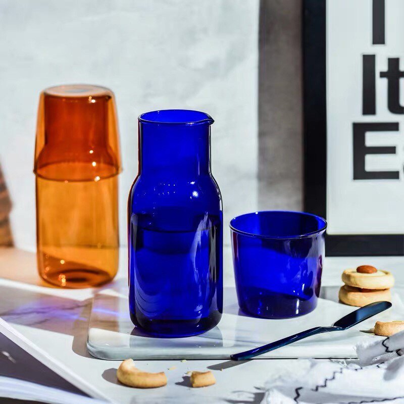 Borosilicate Glass Coloured Cup Set