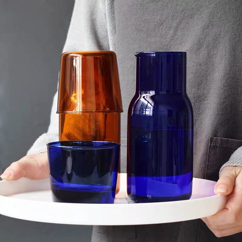 Borosilicate Glass Coloured Cup Set