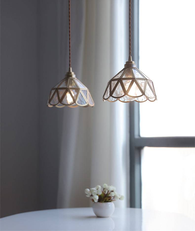 LustreVerre - Brass Hanging Lamp