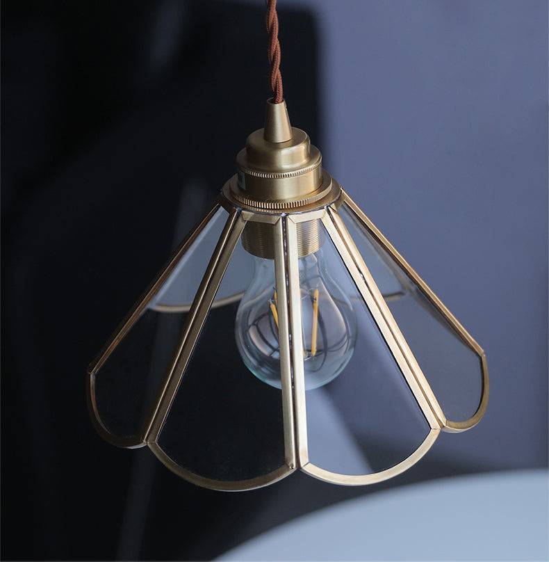 LustreVerre - Brass Hanging Lamp