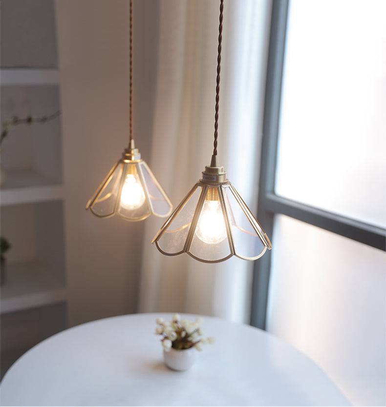 LustreVerre - Brass Hanging Lamp