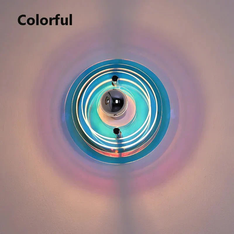 Vibrant Minimalist Decorative Wall Light