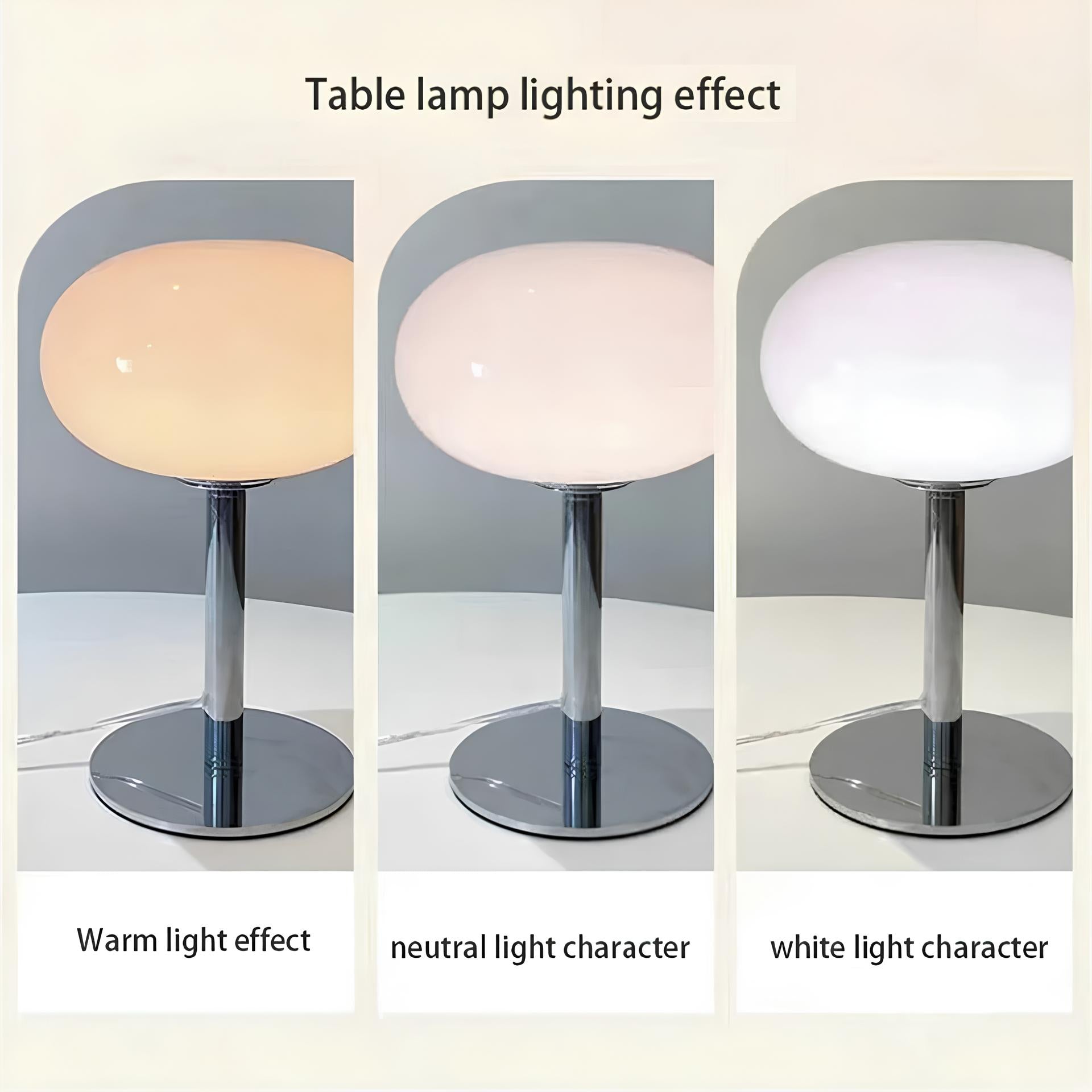 Lollipop glas bordlampe