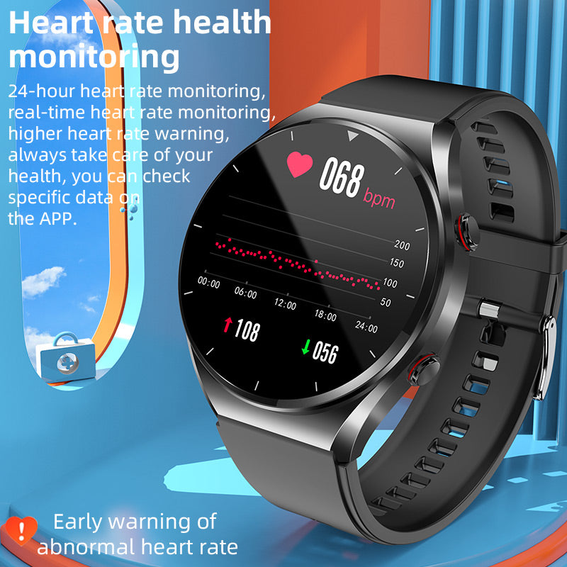 Bloedsuikerspiegel met één klik|Bloedglucose Bloeddruk ECG|ECG HRV Hartslagmonitor Gezondheids Smartwatch