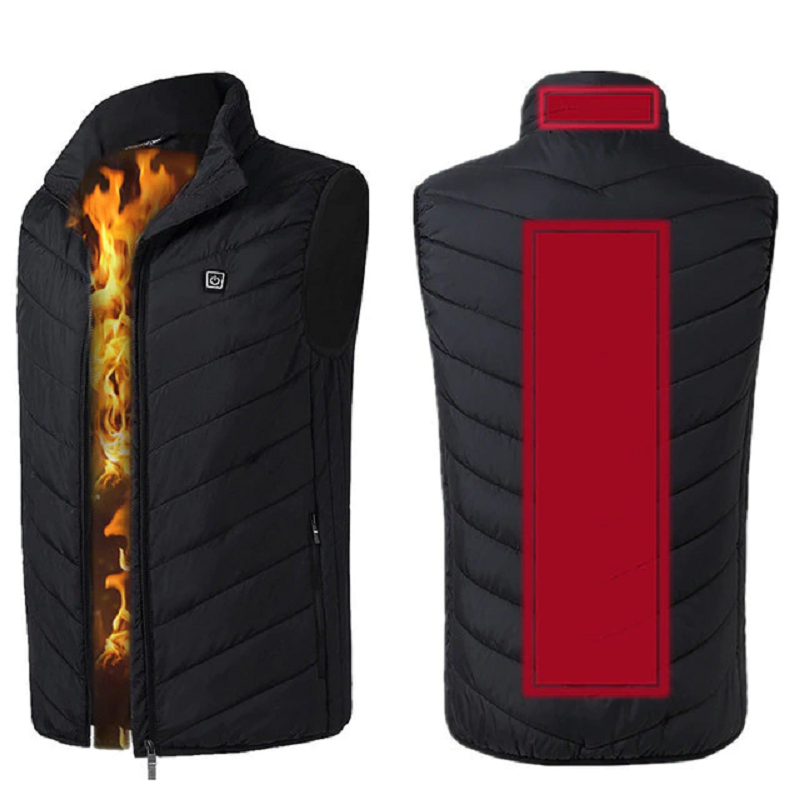 Veste d'hiver thermique avec gilet chauffant à 9 zones