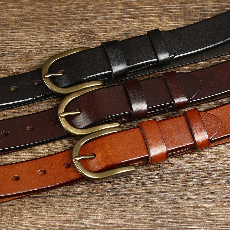 Premium Men's Classic Leather Belt