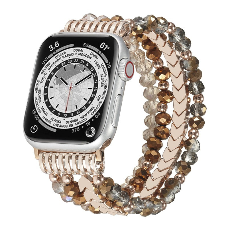 Divatos elasztikus stretch szalag Apple Watch-hoz