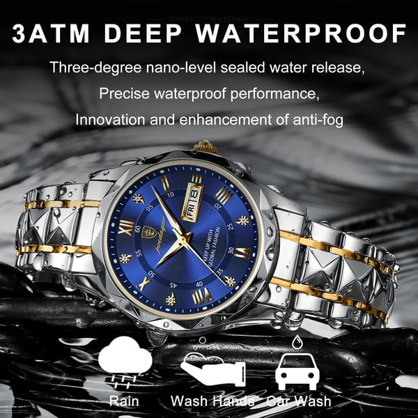 Waterdichte Luxe Herenhorloge Van Het Topmerk Met Luminous Functie