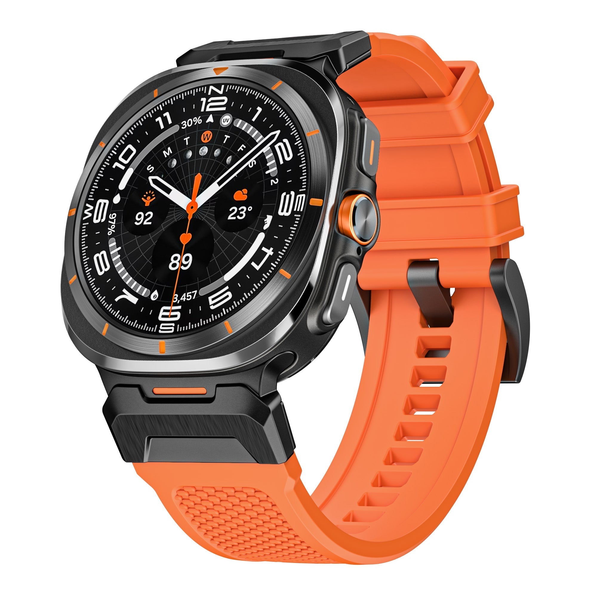 Tactical FKM Rubber Band For Samsung Galaxy Watch Ultra