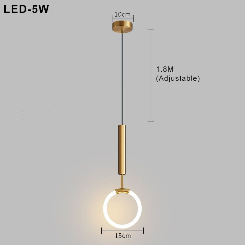 Elegant – Lampa suspendată nordică cu design simplu