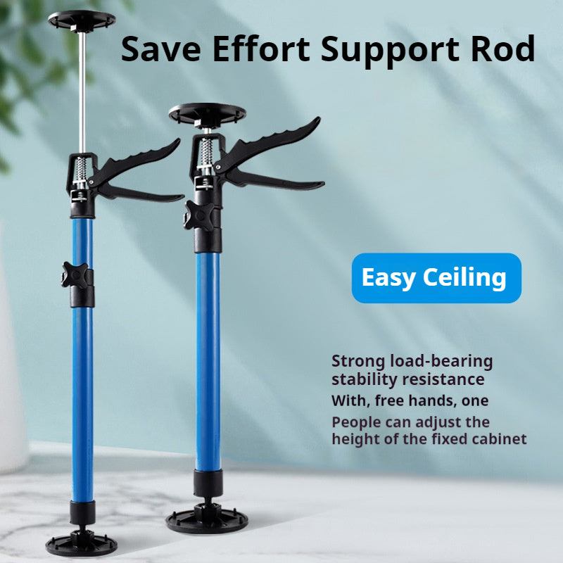 1/2pcs Cabinet Support Pole Steel Telescopic Adjustable Cabinet Jacks For Installing Cabinets Supports Up To 66 Lbs Per Rod