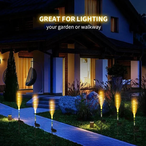 Solar Wicker Garden Lighting Outdoor Decorative