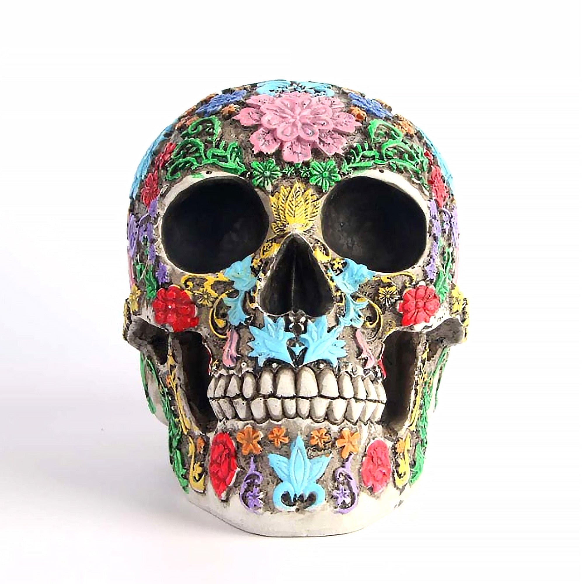 Sugar Skulls Skull Staty